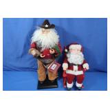 Cowboy Santa & Rocking Chair Santa