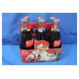 6 pack Christmas Coke Bottles