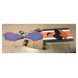 Vintage Hobie Weaver Skateboard, Cornhole Boards