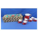 Vintage NIB Santa Boot Tom & Jerry Set-7 pcs