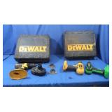 2 Dewalt Drills & Cases, Kawasaki Drill