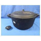 Kirby & Allen 10x6 Cast Iron Pot w/lid (knob