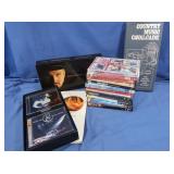 CDs-Garth Brooks Boxed Set, DVDs-Goonies,