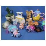 Chicken Teapot, Tullamore Dew Bottle, Figurines