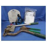 Electric Converter, Spray Paint, Drywall Tape,