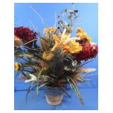 Lg Autumn Silk Flower Arrangement