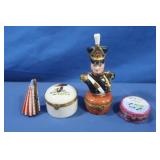 3 Small Limoges Boxes