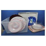 Plastic Christmas Platters