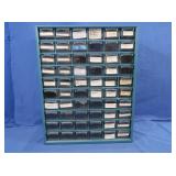 60-drawer Bolt Bin w/Contents 18.5x14.5"