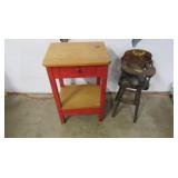 Bedside Table 24x12.5", Baby Doll High Chair