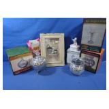 Cracker Barrel D?cor-Trinket Box, Candle Holders