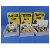 3 Vintage Cactus Craft Lamp Kits by Frontier Days