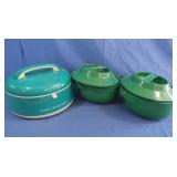 Cooks Essentials & Milton Hot/Cold Pots w/Lids