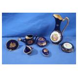 Small Limoges Pitcher, Plates & Watering Can