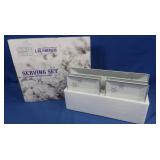 NIB Snowflake Design 5 pc Serving Set