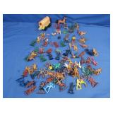 Plastic Army Men & Indian Toys