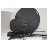 Professional Light Stands, Dolly, Reflectors
