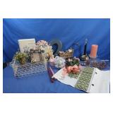 Paper Boxes, Silk Flowers, Craft Supplies