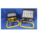 2 Heavy Duty Work Lights (one doesn