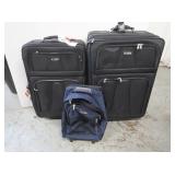 3 sizes of Delsey Suitcases