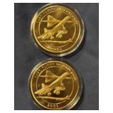 2-2003 Last Flight of Concorde Coins