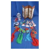 Poodle Earring Tree, Geisha Girl Ornaments