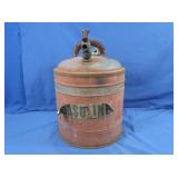 Vintage 5 Gal Metal Gas Can
