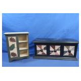 3-drawer Decorative Cabinet 18"