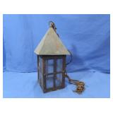 Vintage Craftsman Style Outdoor Pendant Light