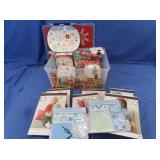 Scrapbooking Stickers incl. plastic bin