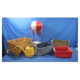 Various Baskets, Watering Can