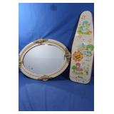 Antique Ironing Board & Mirror 22x15"