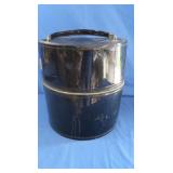 Zippered Hat Box, Fox Stole, Vintage Hankies