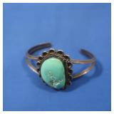 Silver Turquoise Bracelet  2.2gr