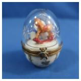 Rochard Limoges Christmas Egg Box