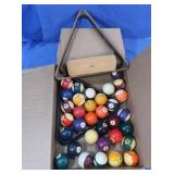 Set of Pool Balls & Rack