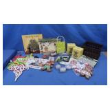 Christmas Lot-2 NIB Pewter Angels, Gift Bags &more