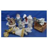 Christmas Figurines Lot