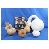 Dried Gourds, Halloween Makeup