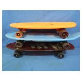 3 Vintage Skateboards-Grentec & Maxwell