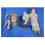 1920s German Porcelain Doll 9.25"