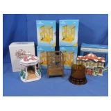 Christmas Lot-Porcelain Light Victoria Station,