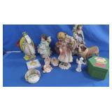 Dolls, Decorative Boxes, Candle Holder