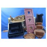 Coat Hook Embellished Mirror