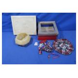 Vintage Plastic Box, Bowl, Doll Outfit