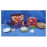 Small Travel Case, Purple Bottles, Jars & more