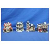 4 Porcelain Mini Horses