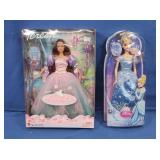 NIB 2011 Cinderella Barbie, 2003 Swan Lake Barbie