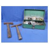 Hatchet, Hammer, Toobox w/Items