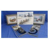 Canvas Painting 16x20", Framed Pictures 15x12"